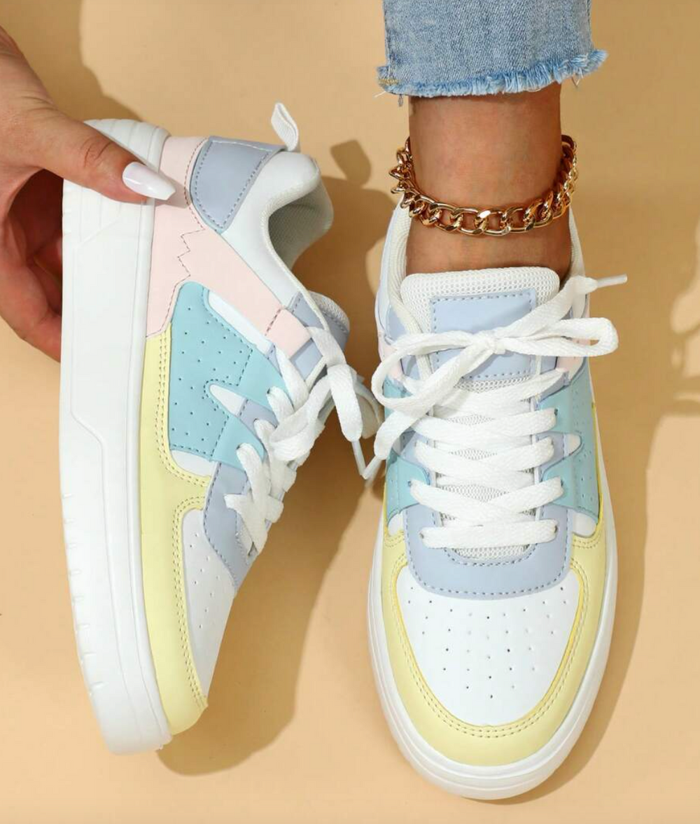 Baskets Douces et Chic pour Femmes - Confort et Style avec Imprimés Variés 1