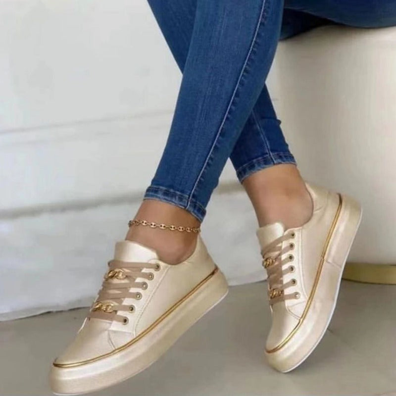 Baskets Femme Blanches Taille 38 Cuir Confortables 2