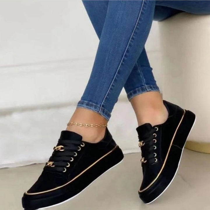 Baskets Femme Blanches Taille 38 Cuir Confortables 3