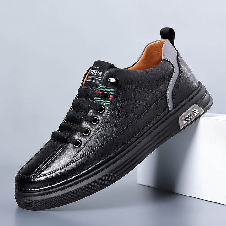 Baskets en Cuir pour Hommes – Sneakers Élégants et Confortables, Disponibles en Tailles 40 à 46 3