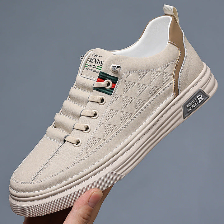 Baskets en Cuir pour Hommes – Sneakers Élégants et Confortables, Disponibles en Tailles 40 à 46 4