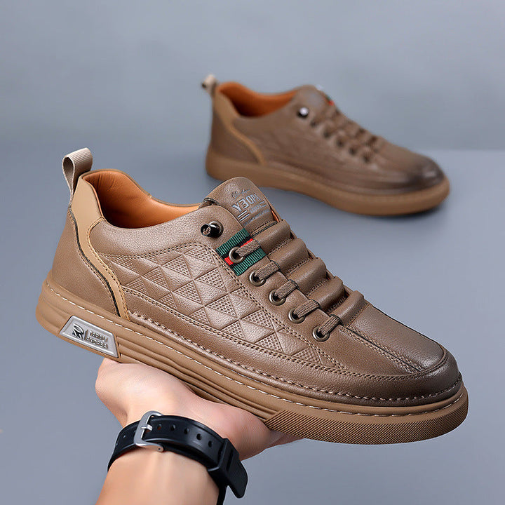 Baskets en Cuir pour Hommes – Sneakers Élégants et Confortables, Disponibles en Tailles 40 à 46 7