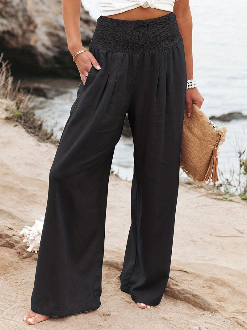 Pantalon Fluide Femme – Taille Haute et Chic
