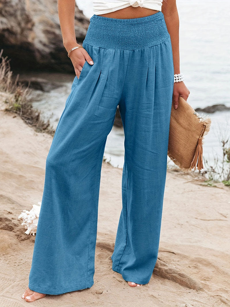 Pantalon Fluide Femme – Taille Haute et Chic