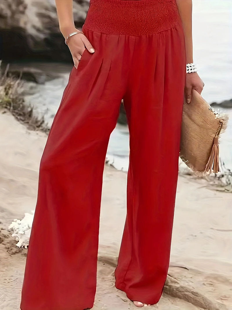 Pantalon Fluide Femme – Taille Haute et Chic