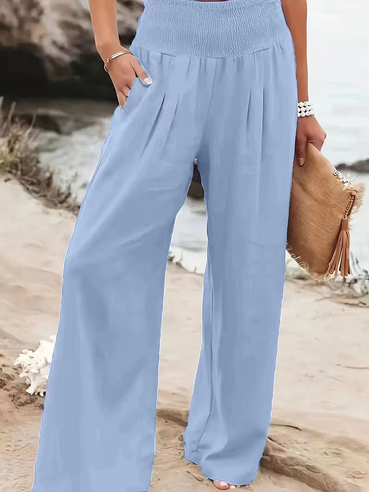 Pantalon Fluide Femme – Taille Haute et Chic