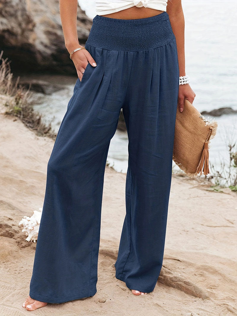 Pantalon Fluide Femme – Taille Haute et Chic