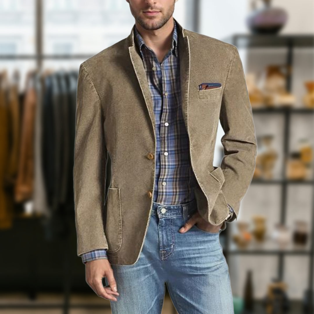 Blazer Élégant et Confortable pour Homme – Coupe Classique en Tissu Durable 0
