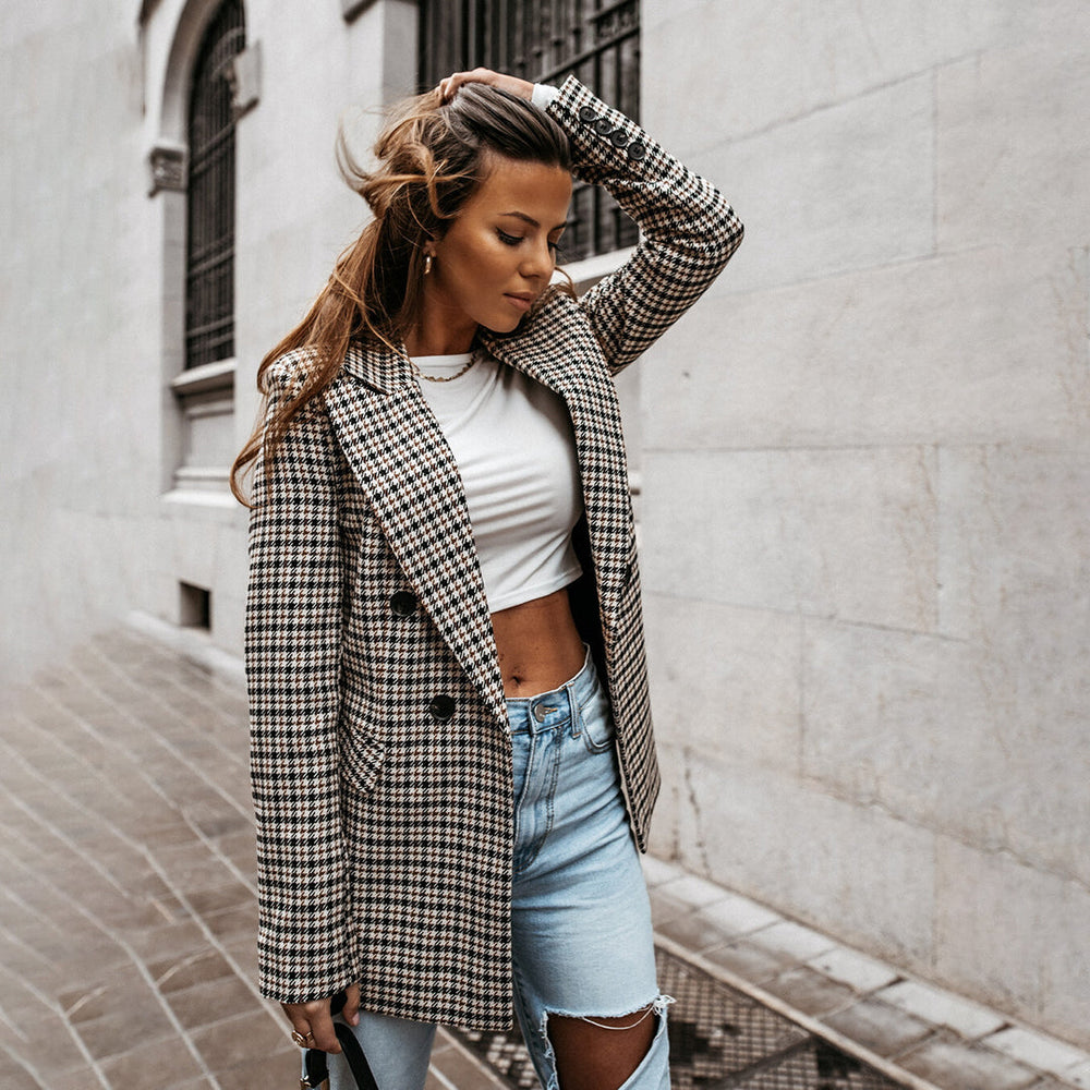 Blazer Femme Classique en Fibres Naturelles – Élégance et Confort pour Toutes Occasions, Tailles S à XL 1