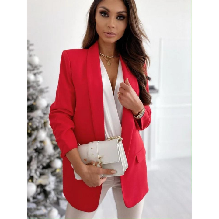 Blazer Long Femme Élégant Noir pour Bureau – Confort Optimal et Style Professionnel 7