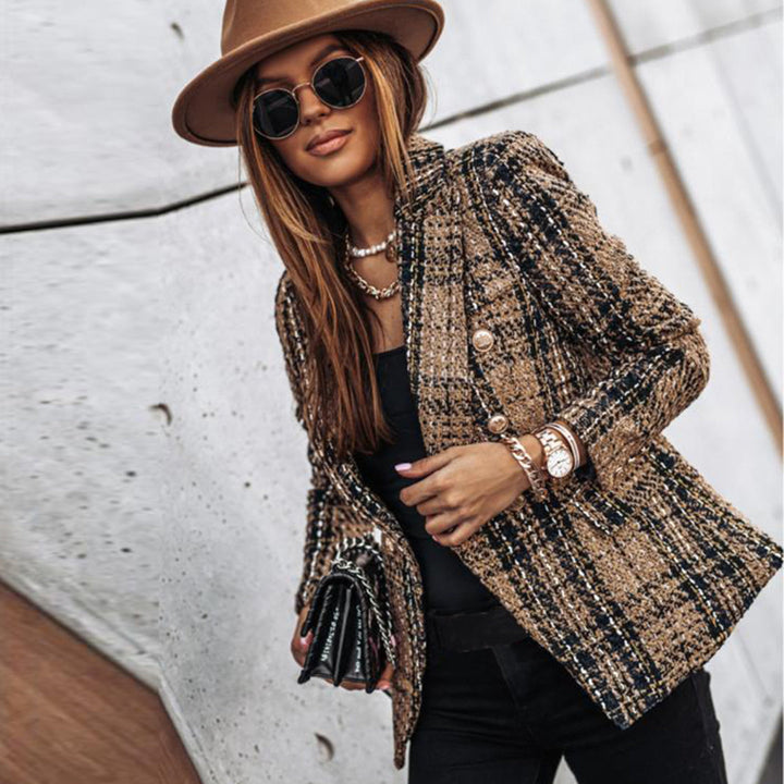 Blazer Noir Femme Élégant - Veste Blazer Professionnelle Ajustée pour Toutes Occasions, Confort et Style Moderne 0