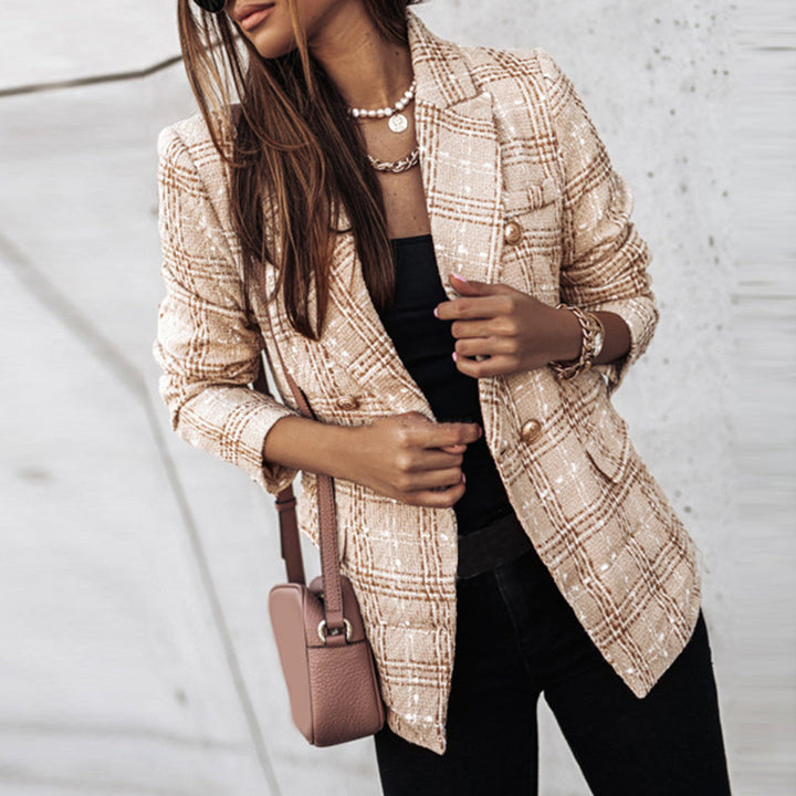 Blazer Noir Femme Élégant - Veste Blazer Professionnelle Ajustée pour Toutes Occasions, Confort et Style Moderne 2