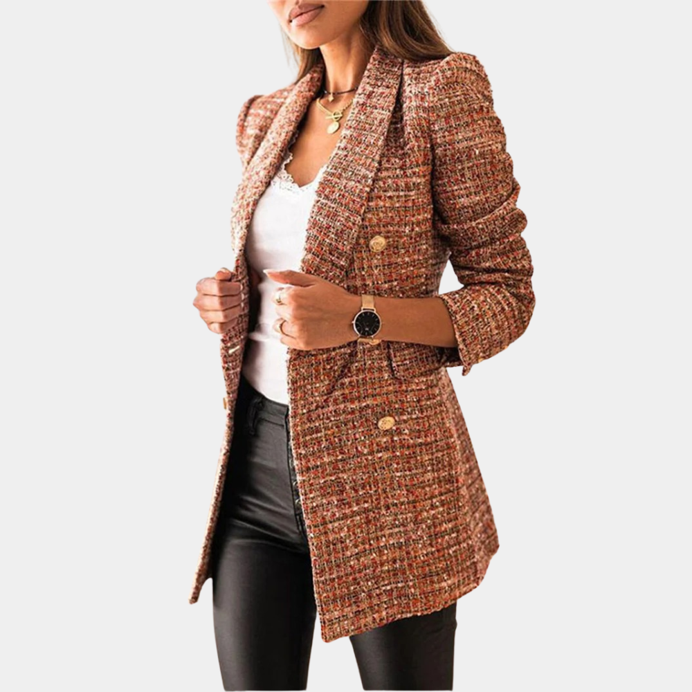 Blazer Noir Femme Élégant et Polyvalent – Veste Classique en Tissu Durable, Parfait pour Toutes Occasions 0
