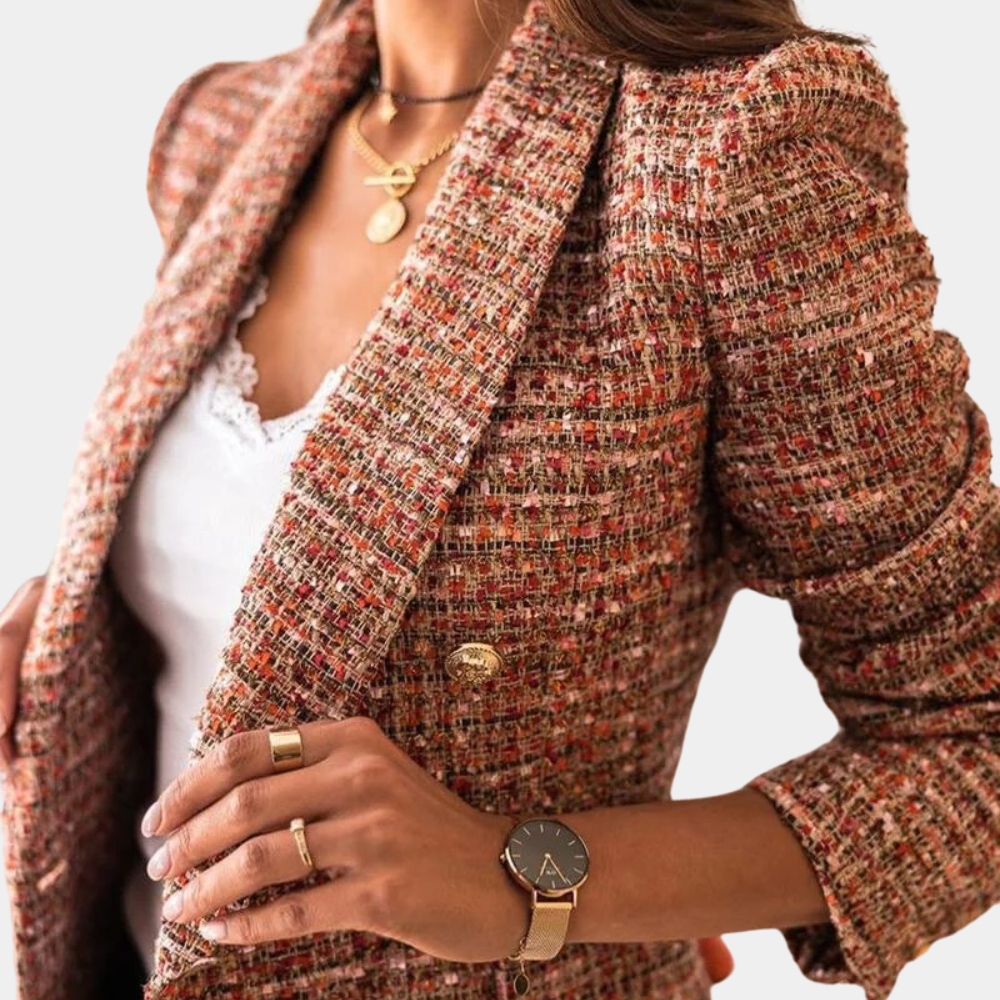 Blazer Noir Femme Élégant et Polyvalent – Veste Classique en Tissu Durable, Parfait pour Toutes Occasions 1