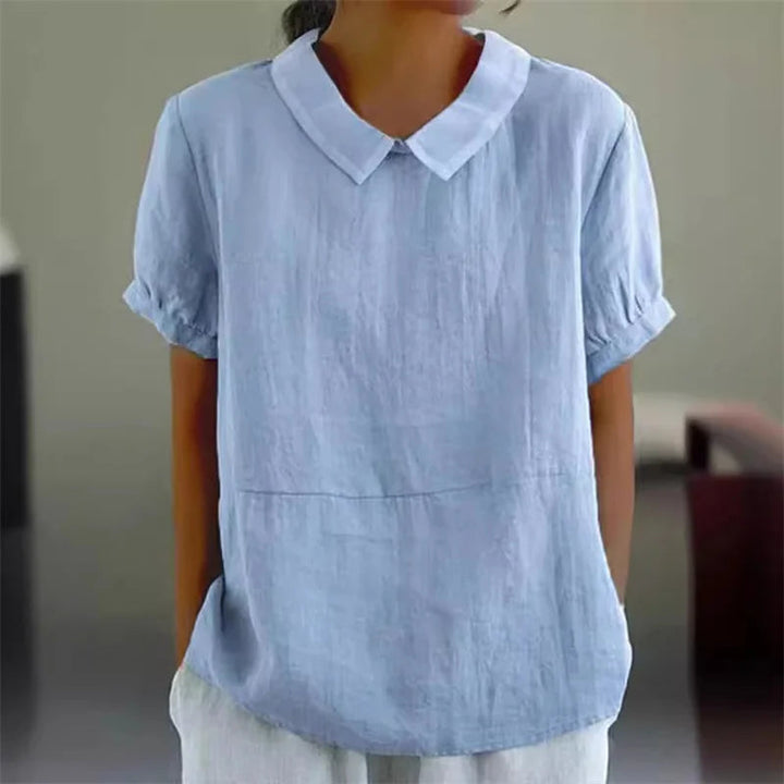 Blouse Douce et Confortable à Manches Courtes – Tissu Respirant et Élégant 2