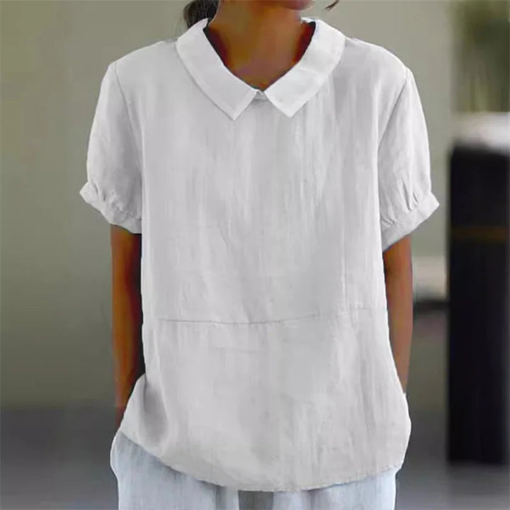 Blouse Douce et Confortable à Manches Courtes – Tissu Respirant et Élégant 3