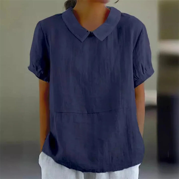 Blouse Douce et Confortable à Manches Courtes – Tissu Respirant et Élégant 4