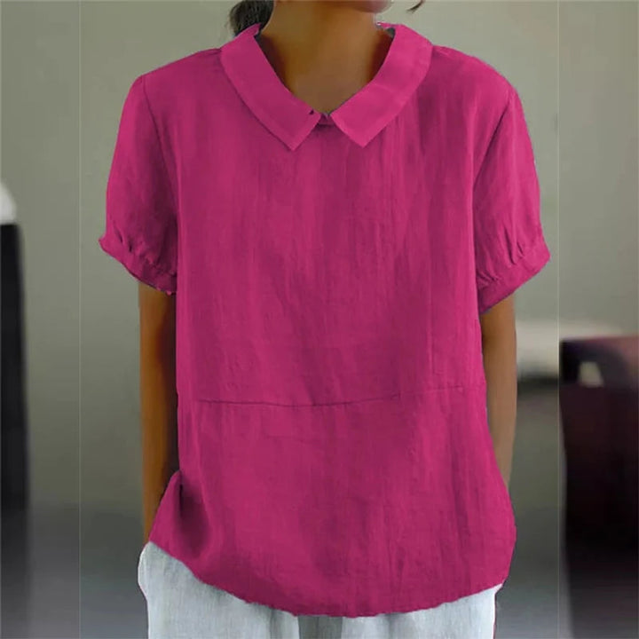Blouse Douce et Confortable à Manches Courtes – Tissu Respirant et Élégant 5