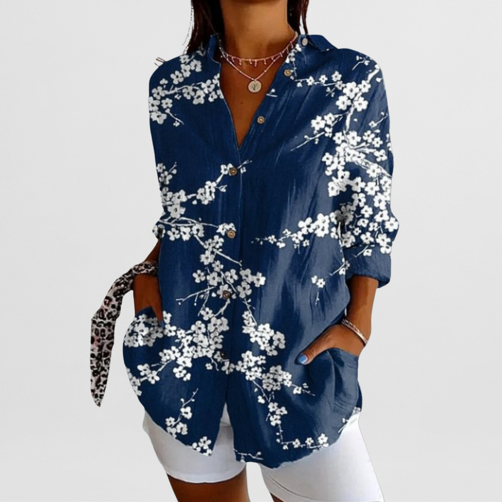 Blouse Femme Élégante en Coton Premium – Confort et Style pour Toutes Occasions 1