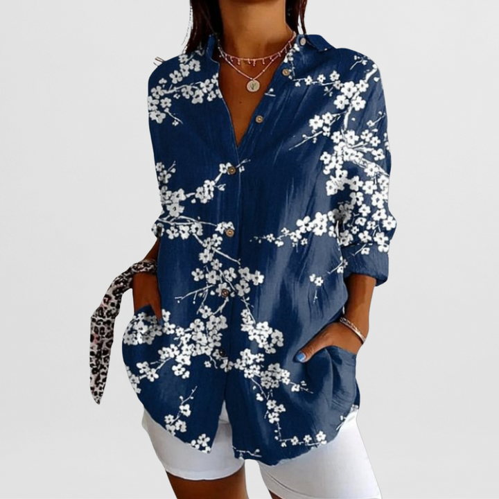 Blouse Femme Élégante en Coton Premium – Confort et Style pour Toutes Occasions 1