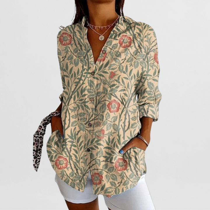 Blouse Femme Élégante en Coton Premium – Confort et Style pour Toutes Occasions 3