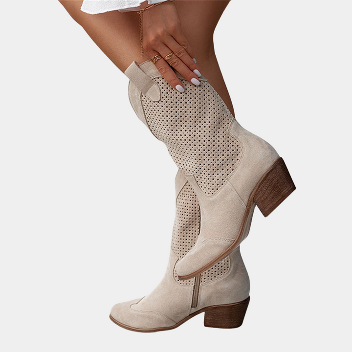 Bottes Noires Femme Orthopédiques Style Cowboy – Confort Optimal et Élégance pour Quotidien et Occasions Spéciales 2