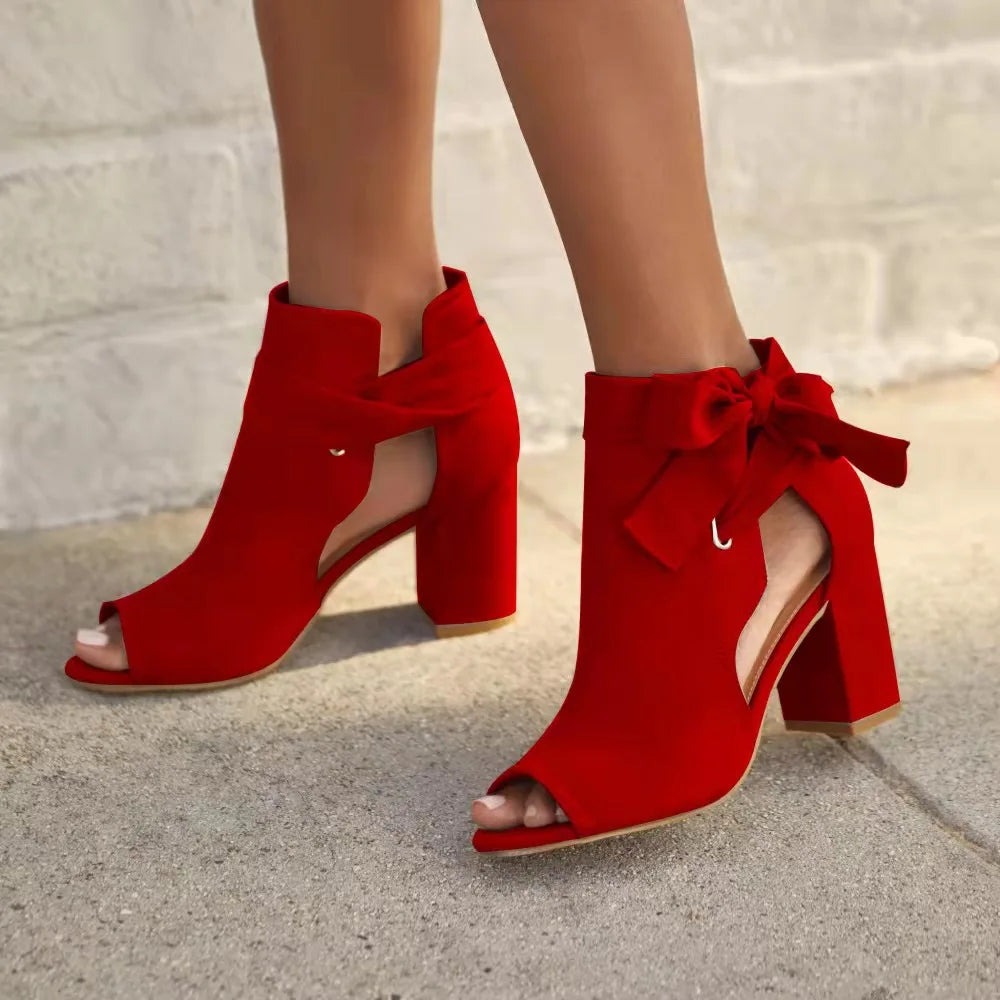 Bottines Chic à Lacets avec Talon Épais – Élégance et Confort pour Toutes Occasions 5