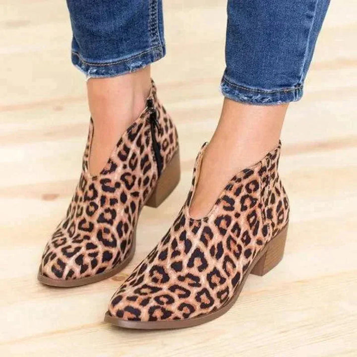 Bottines Élégantes Noires Femme avec Fermeture Éclair – Confortables et Pratiques pour Toutes Occasions 3