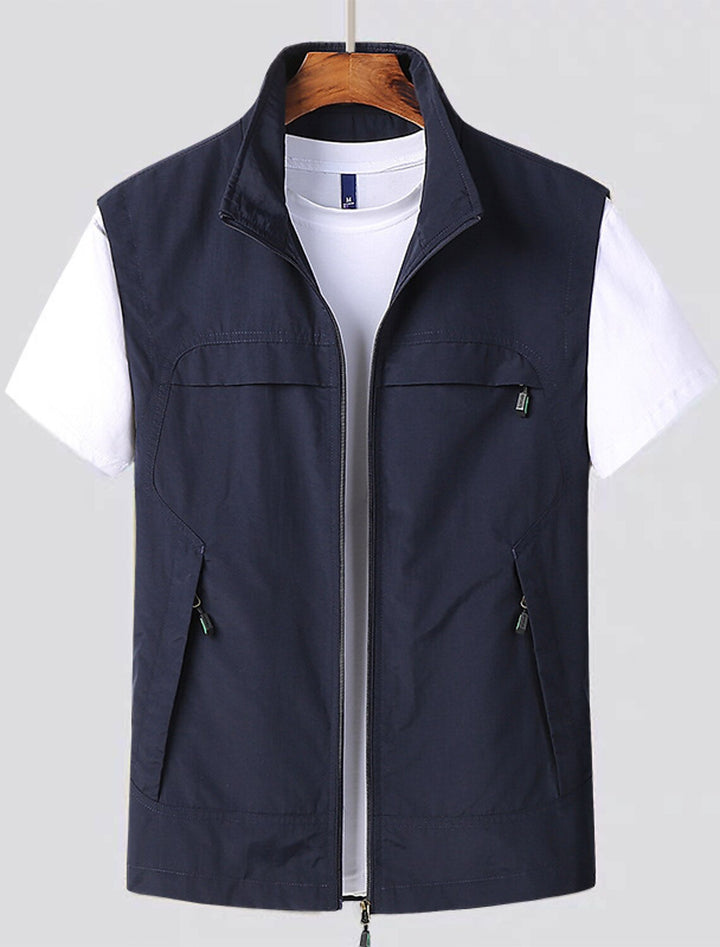 Cardigan Léger à Manches Courtes pour Homme – Tissu à Séchage Rapide et Respirant 0