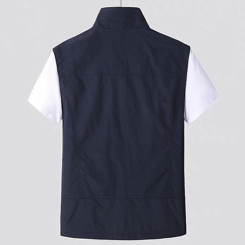 Cardigan Léger à Manches Courtes pour Homme – Tissu à Séchage Rapide et Respirant 1