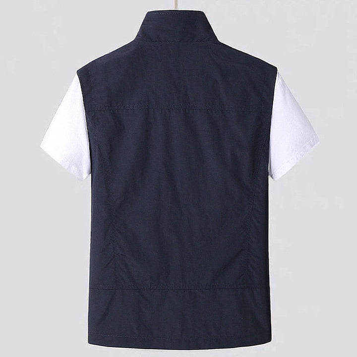 Cardigan Léger à Manches Courtes pour Homme – Tissu à Séchage Rapide et Respirant 1