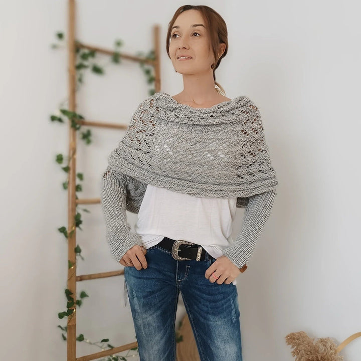 Châle Tricoté Boho Élégant et Confortable – Idéal pour Toutes les Saisons 1