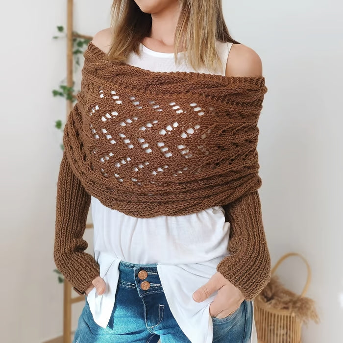 Châle Tricoté Boho Élégant et Confortable – Idéal pour Toutes les Saisons 2