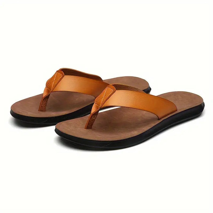 Chaussons Orthopédiques en Cuir pour Femme – Pantoufle Confort Orthopédique Élégante avec Semelle Soutenante 1