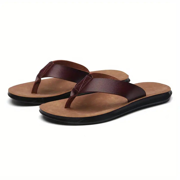 Chaussons Orthopédiques en Cuir pour Femme – Pantoufle Confort Orthopédique Élégante avec Semelle Soutenante 3