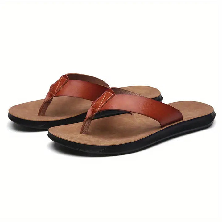 Chaussons Orthopédiques en Cuir pour Femme – Pantoufle Confort Orthopédique Élégante avec Semelle Soutenante 4