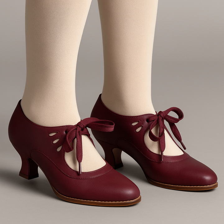 Chaussures Femme Orthopédiques à Talon Bas en Cuir – Confort Élégant, Disponibles en Noir, Beige, Marine, Tailles 36 à 42 2