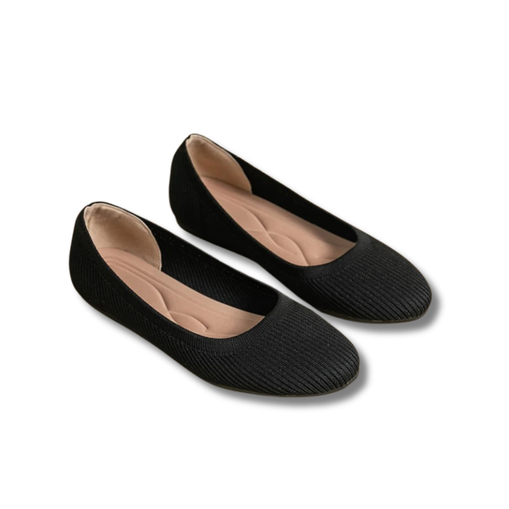 Chaussures de ballet confortables et élégantes avec semelle flexible et détail en nœud 0