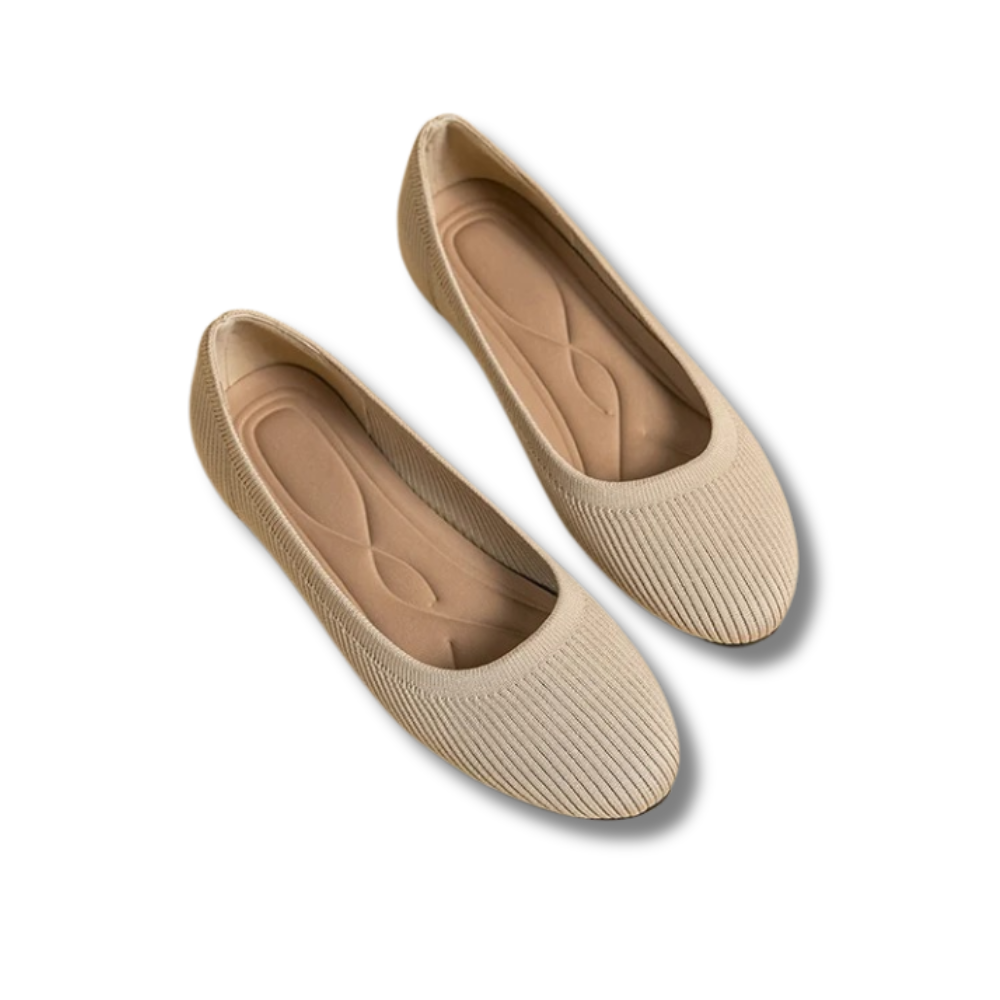 Chaussures de ballet confortables et élégantes avec semelle flexible et détail en nœud 1