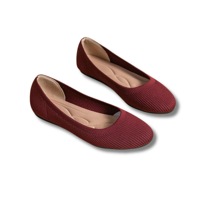 Chaussures de ballet confortables et élégantes avec semelle flexible et détail en nœud 4