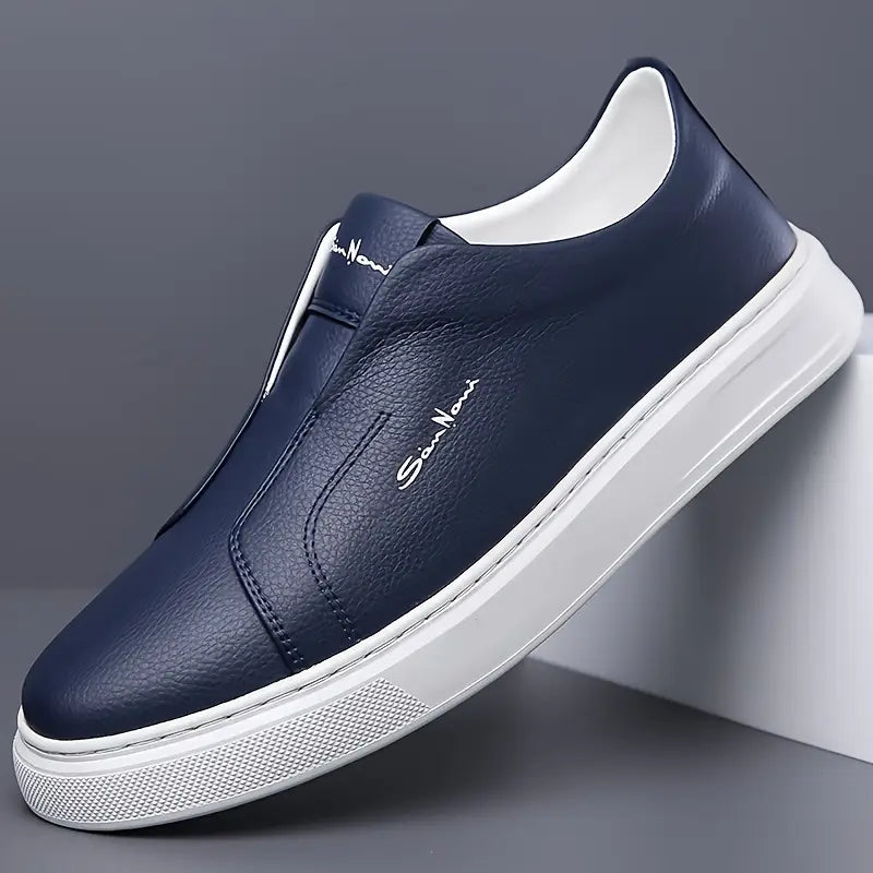 Chaussures en Cuir Slip-On pour Hommes – Confort Élégant, Taille 40 à 46, Semelle Antidérapante 0