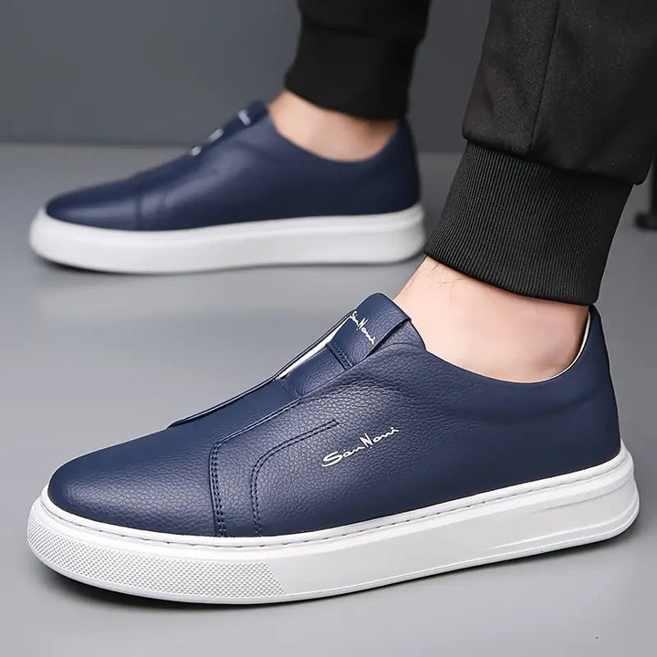 Chaussures en Cuir Slip-On pour Hommes – Confort Élégant, Taille 40 à 46, Semelle Antidérapante 4