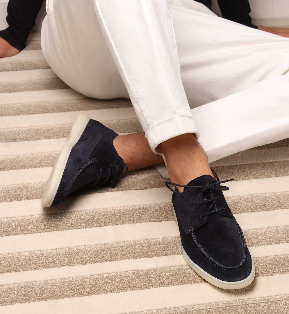 Chaussures pour Hommes Décontractées Noires Taille 42 Cuir 1