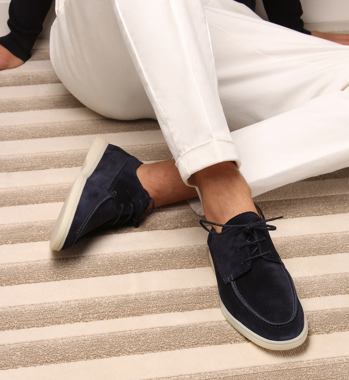 Chaussures pour Hommes Décontractées Noires Taille 42 Cuir 1