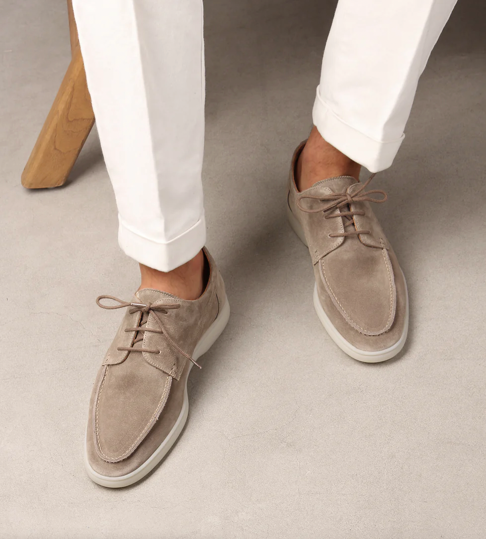 Chaussures pour Hommes Décontractées Noires Taille 42 Cuir 4