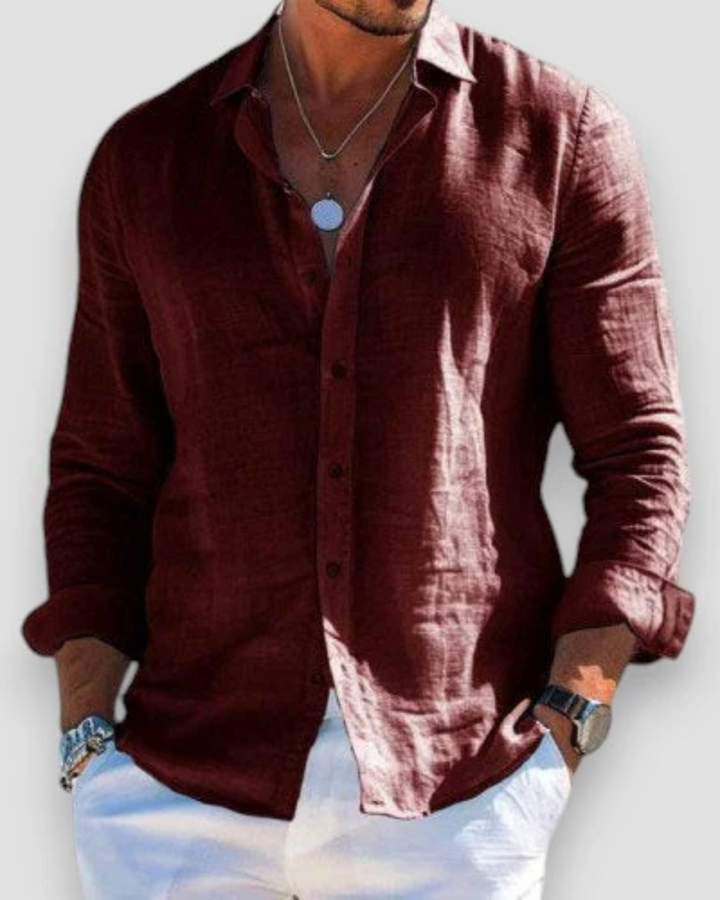 Chemise Casual pour Homme en Lin Premium – Confort et Élégance au Quotidien 10