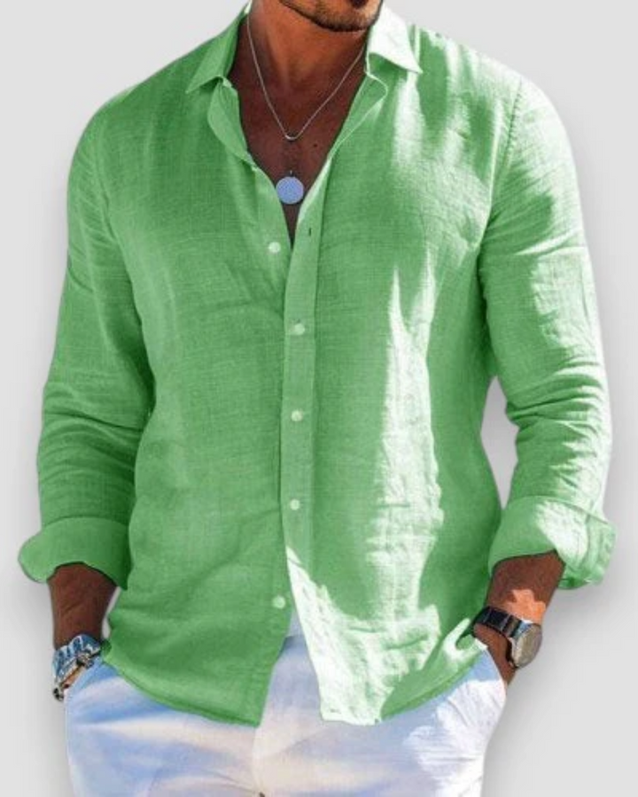 Chemise Casual pour Homme en Lin Premium – Confort et Élégance au Quotidien 9