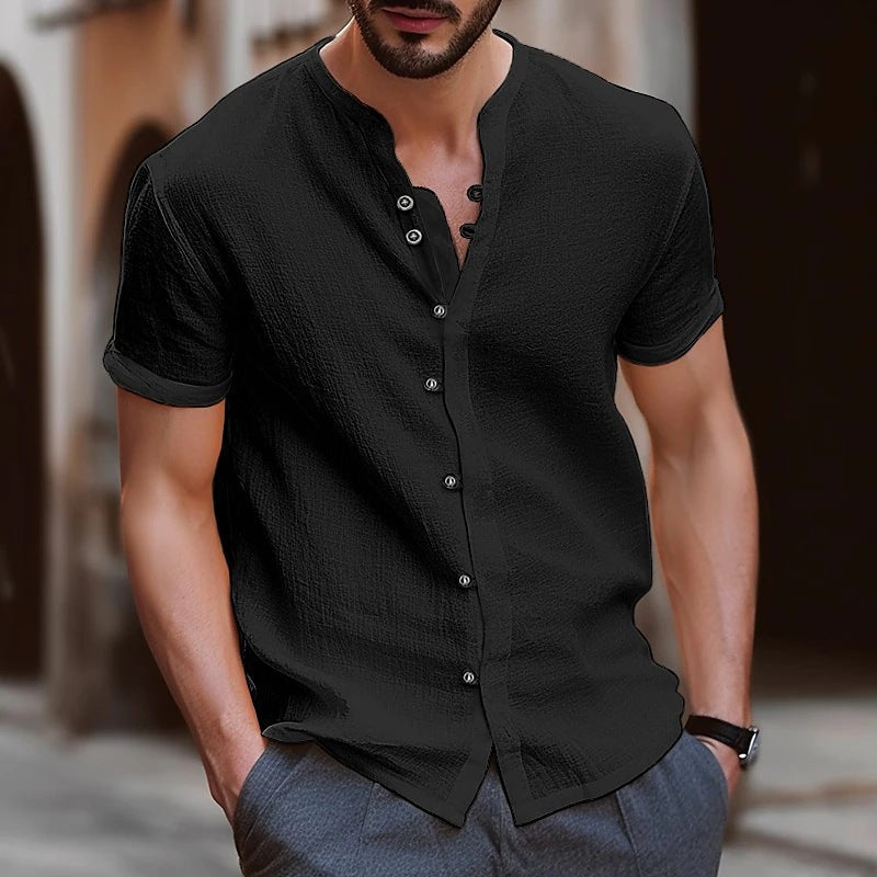 Chemise Homme Beige Taille M Coton Décontractée 0