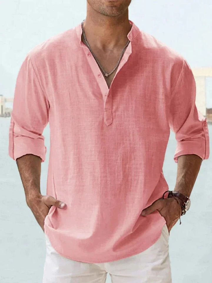 Chemise Homme Légère et Respirante avec Col Classique – Idéale pour Été, Plusieurs Tailles et Couleurs Disponibles 11
