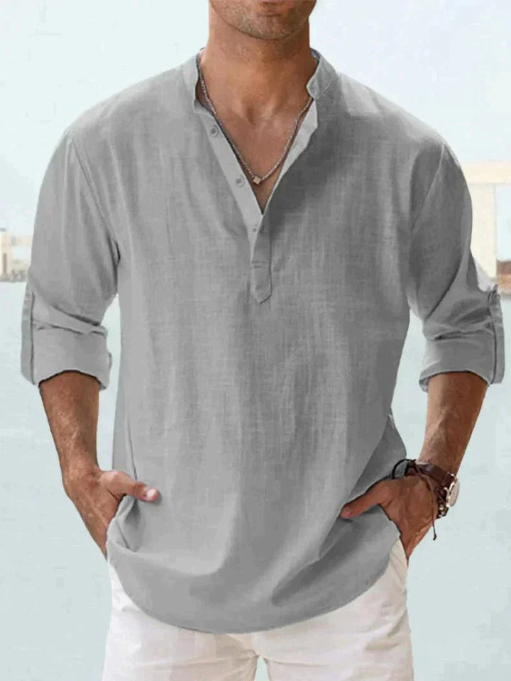 Chemise Homme Légère et Respirante avec Col Classique – Idéale pour Été, Plusieurs Tailles et Couleurs Disponibles 15